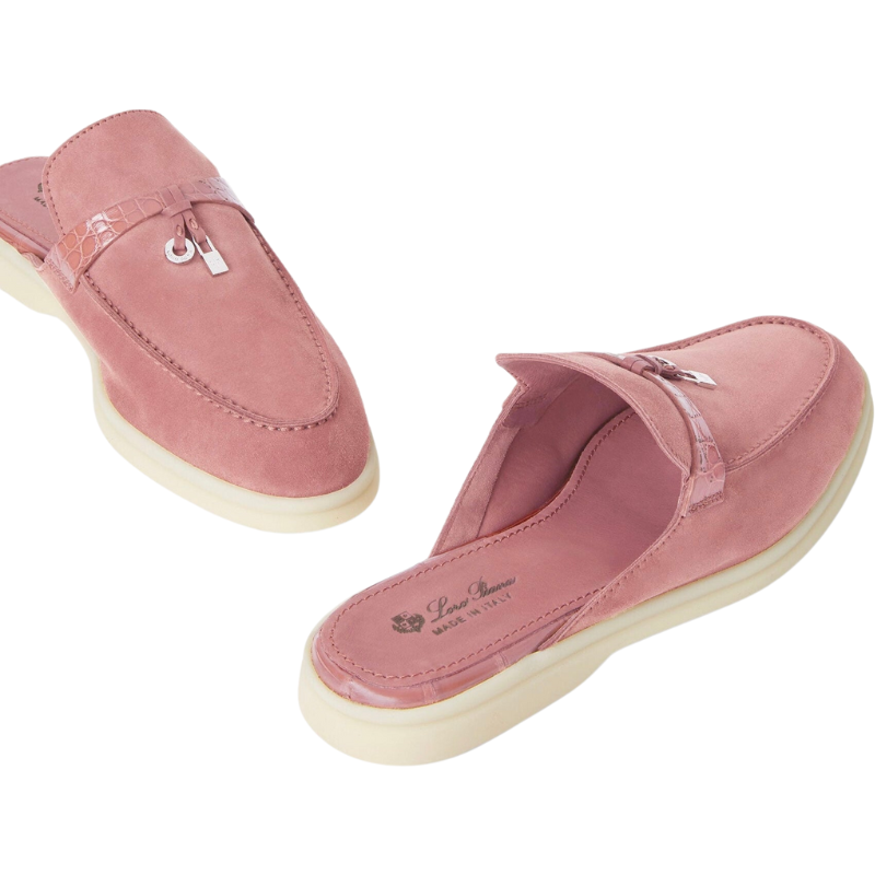 Loro Piana Charms Walk Babouche Loafer 'Noisette Rose' Limited edition