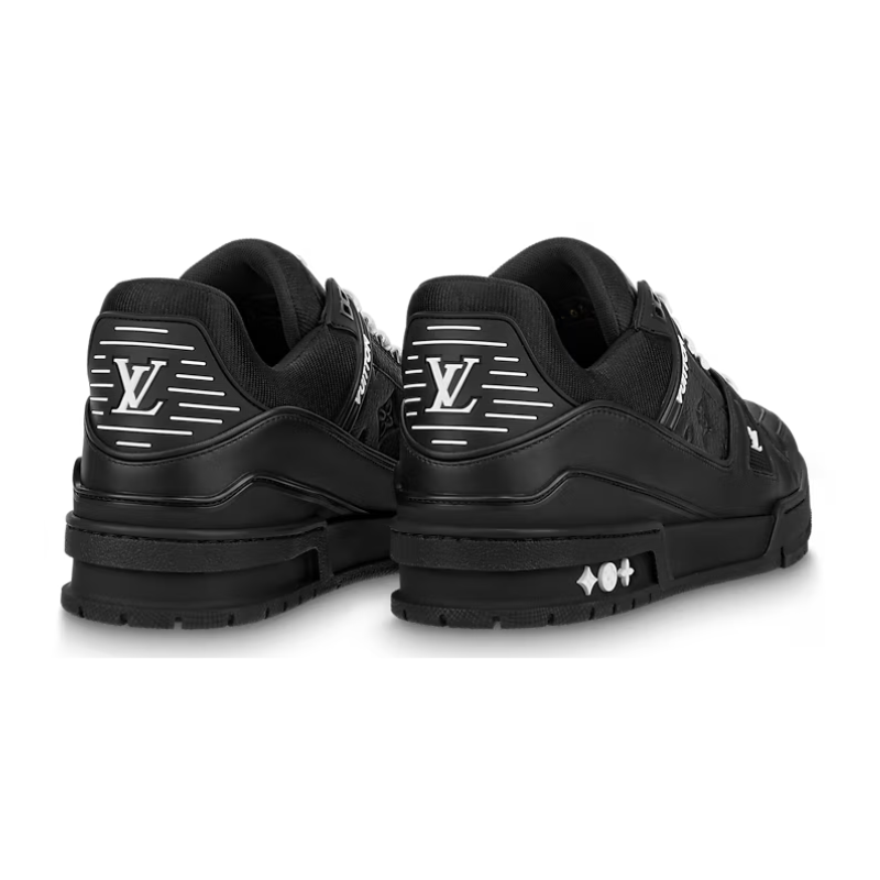Louis Vuitton Trainer – Black Embossed Monogram