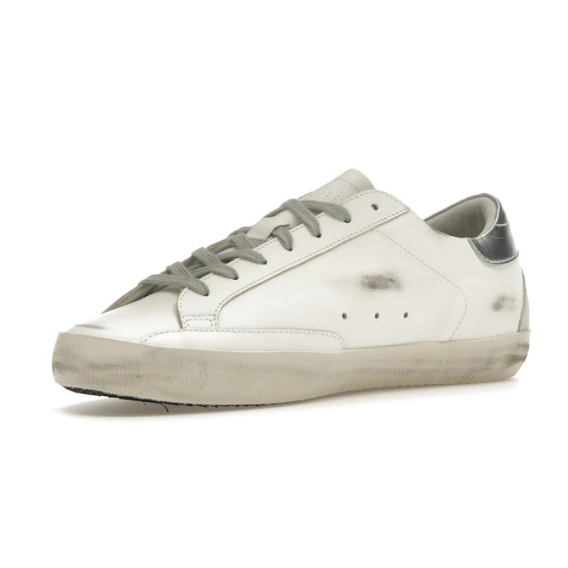 Golden Goose Super-Star – White Silver